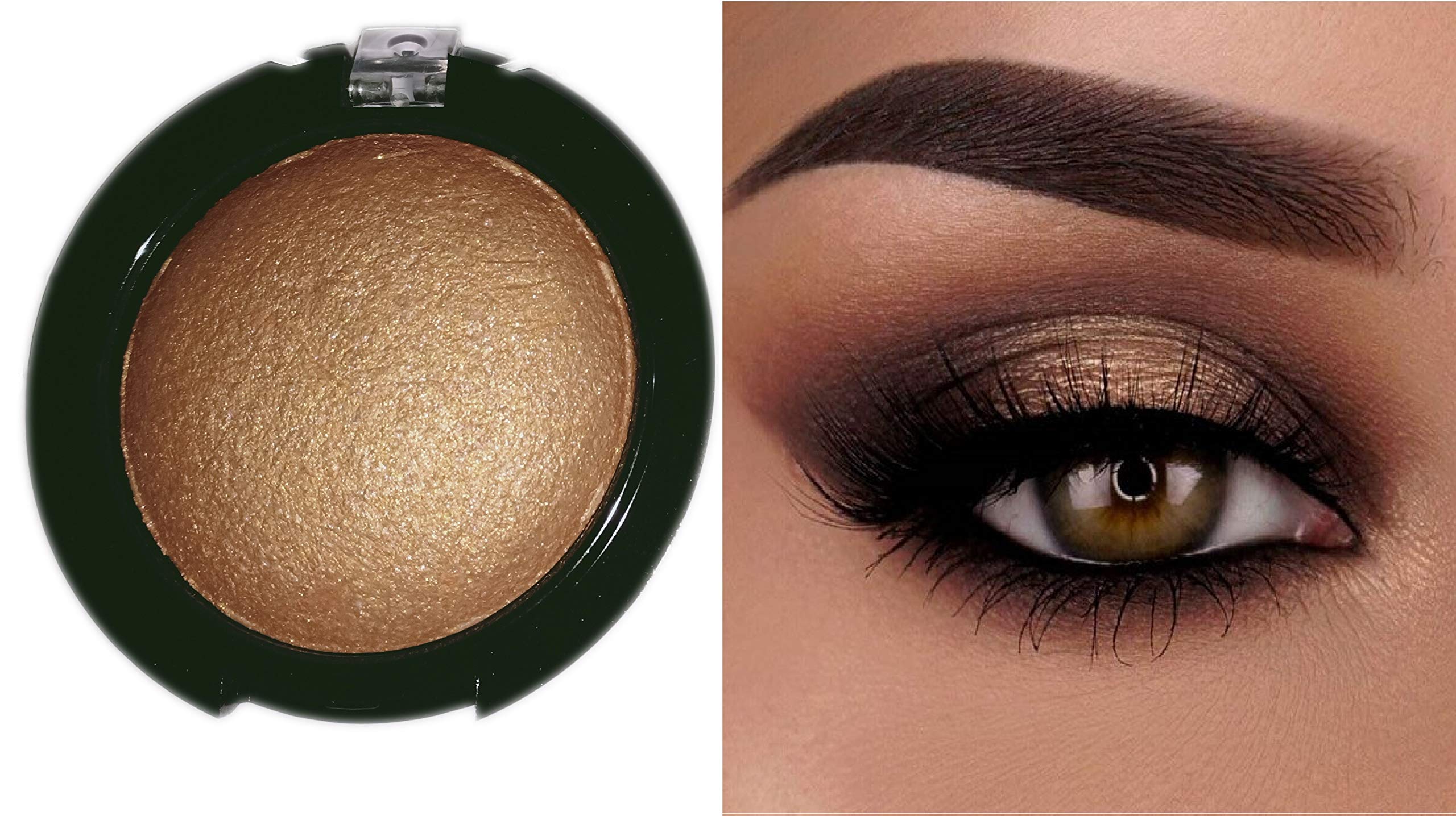 BIGWIG Professional Makeup Baking Eyeshadow Palette - Long Lasting Pigmented Matte & Shimmer Eyeshadows for Day & Night Makeup Looks