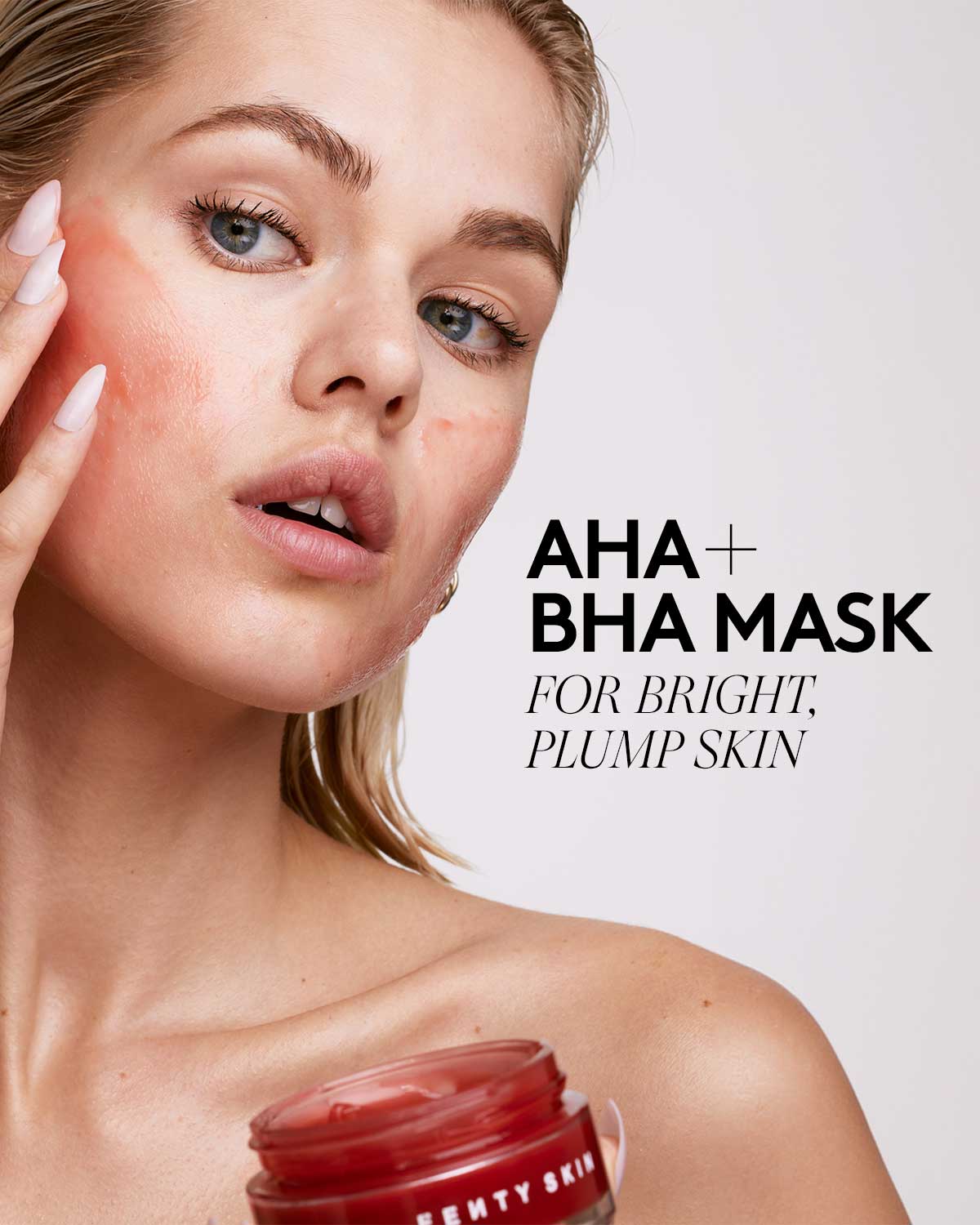 Cherry Dub Blah 2 Bright 5% AHA Exfoliating Face Mask for Glowing Skin - Brightening Treatment for Dullness & Uneven Tone - Perfect for Nighttime Skincare Routine & Pre-Makeup Prep