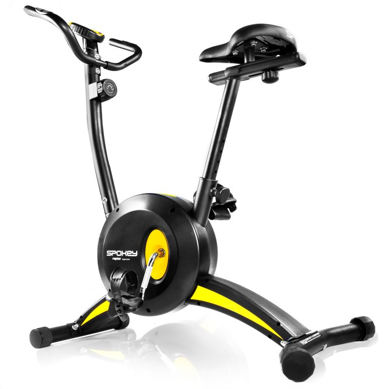 Spokey Raptor 926192 Magnetic Exercise Bike for Home Gym - Indoor Cycling Bike with Adjustable Resistance & LCD Display, Perfect for Cardio Workouts & Weight Loss