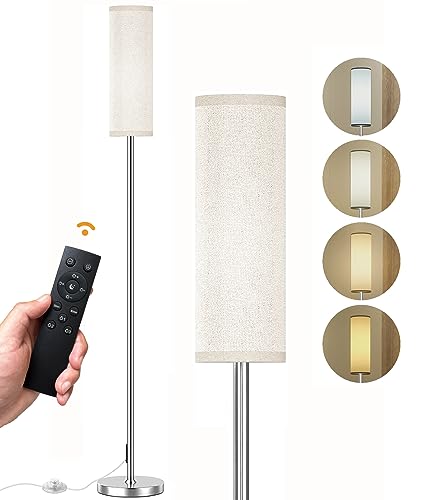 Brushed Nickel & Beige(12W Bulb)