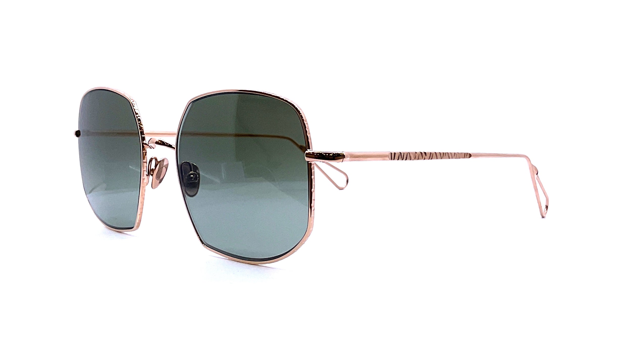 Ahlem Varenne Sun Sunglasses - Peony Gold Frame for Women - Stylish UV Protection Shades for Outdoor Activities, Beach & Driving