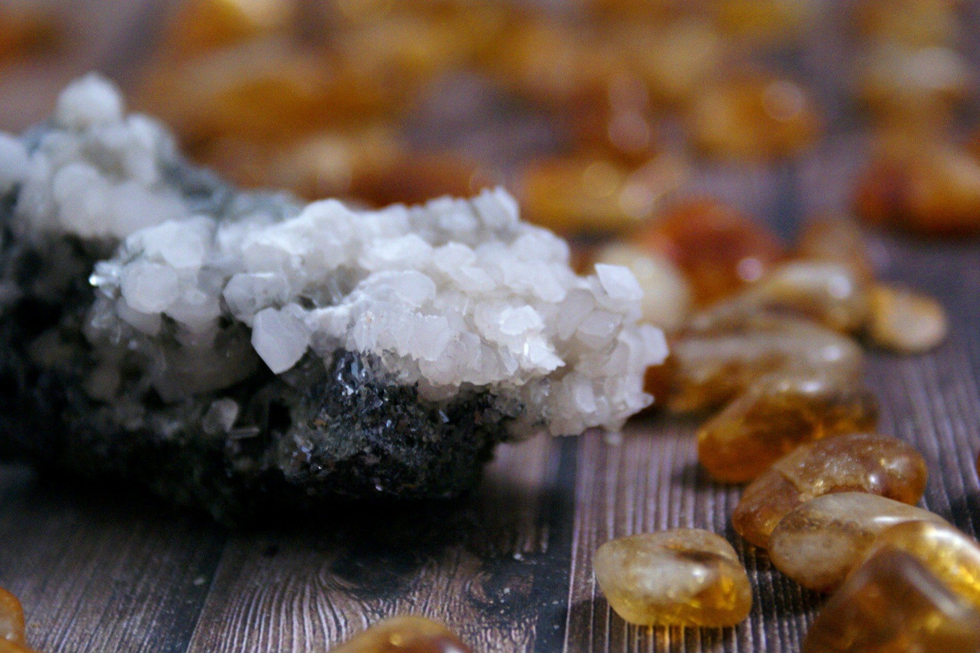 Natural Bulgarian Calcite and Galena Crystal Specimens - Healing Stones for Meditation, Energy Work & Home Decor