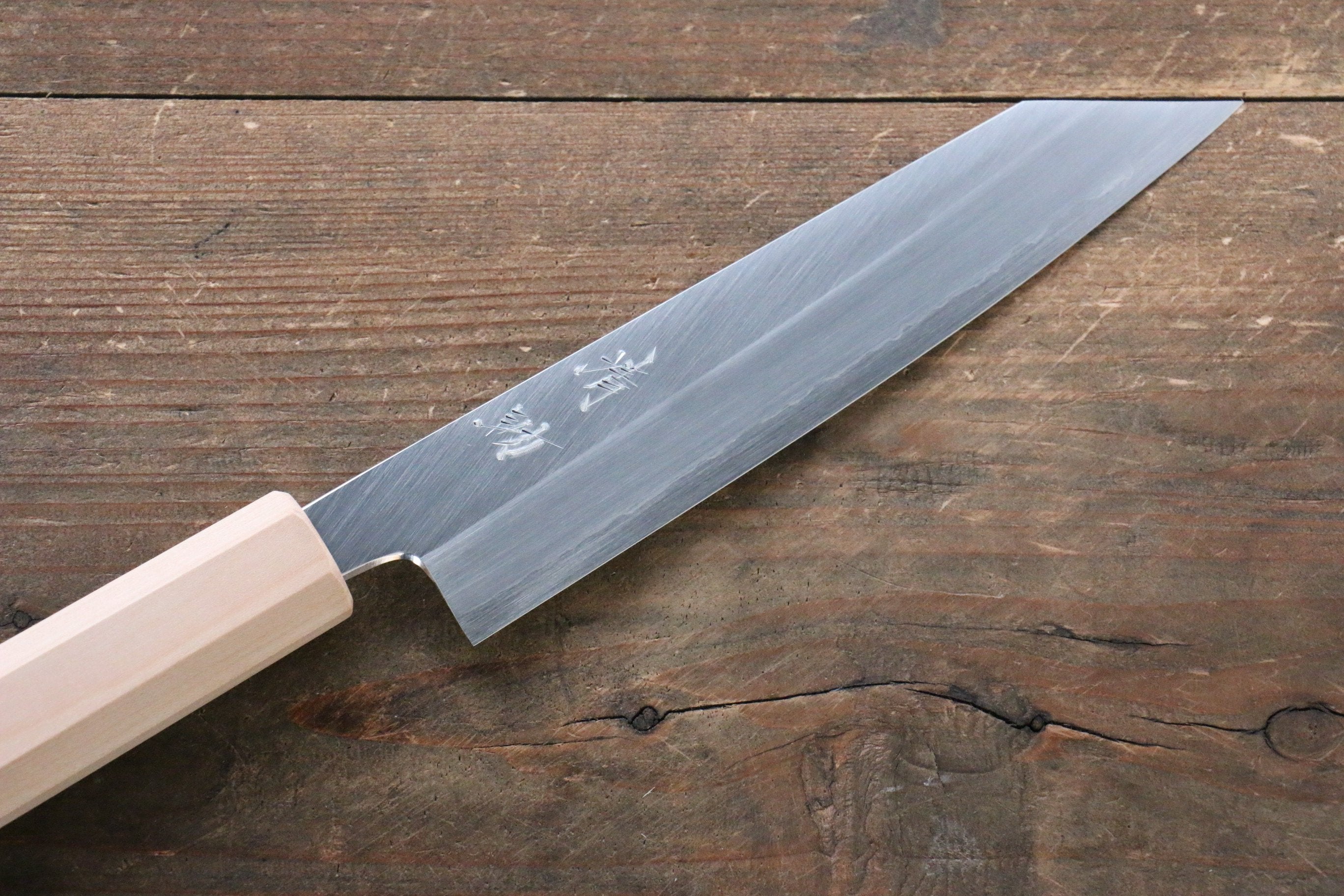 Premium Seisuke Silver Steel Kiritsuke Petty Utility Knife 150mm - Japanese Chef Knife with Cherry Wood Handle for Slicing, Chopping & Precision Kitchen Tasks