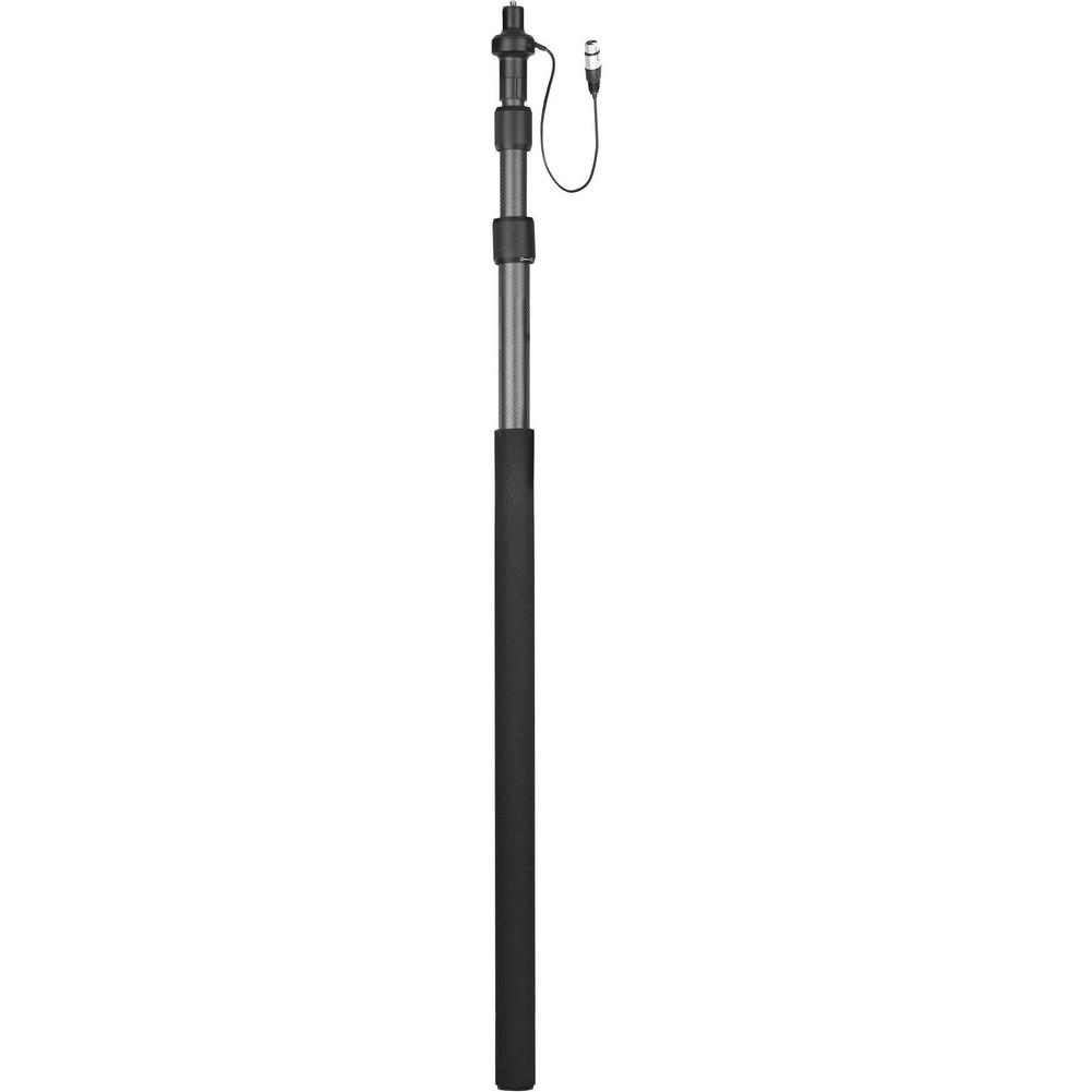 BOYA BY PB25 Carbon Fiber Boompole with Internal XLR Cable - Professional Microphone Boom Pole for Film, Podcast & Studio Recording
