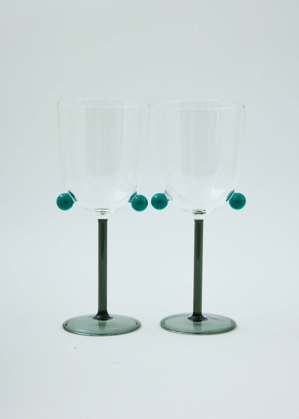 2 Pack Fun Pompom Wine Glasses - Colorful & Playful Stemware for Parties, Bridal Showers & Girls Night Out - Perfect for Champagne, Cocktails & Celebrations