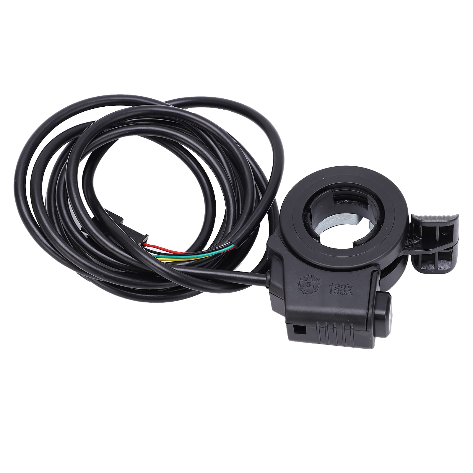 VBESTLIFE Electric Thumb Throttle Speed Controller with Horn - Adjustable Dial for E-Bikes, Scooters & ATVs - Perfect for Commuting, Off-Roading & DIY Electric Vehicle Modifications