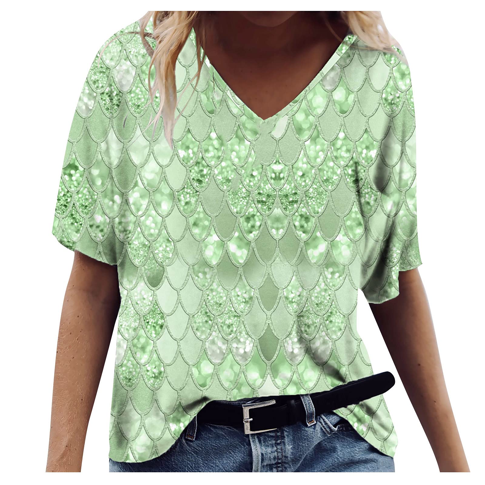 Women's Plus Size Workout Tops - Short Sleeve & Long Sleeve Turtleneck Jogging Shirts for Running, Yoga & Gym | Breathable Athletic Tees for Women