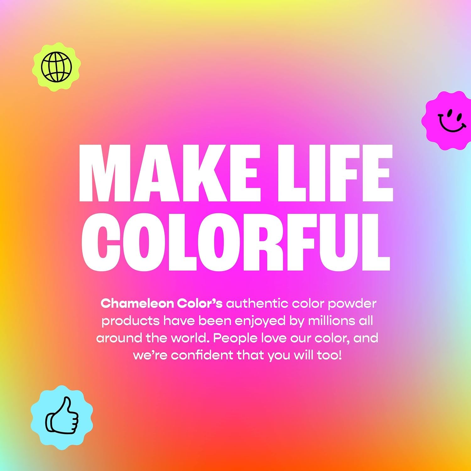 Chameleon Colors Blue Gender Reveal Powder - 25 lb Bulk Box | Vibrant Non-Toxic Blue Powder for Gender Reveal Parties | Easy Cleanup | Perfect for Baby Showers, Gender Reveal Events & Celebrations