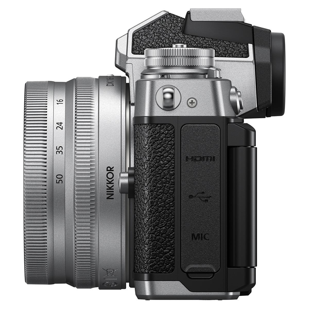 Nikon Z fc DX Format Mirrorless Camera with NIKKOR Z DX 16-50mm f/3.5-6.3 VR Lens (Silver) - Perfect for Travel, Vlogging & Street Photography