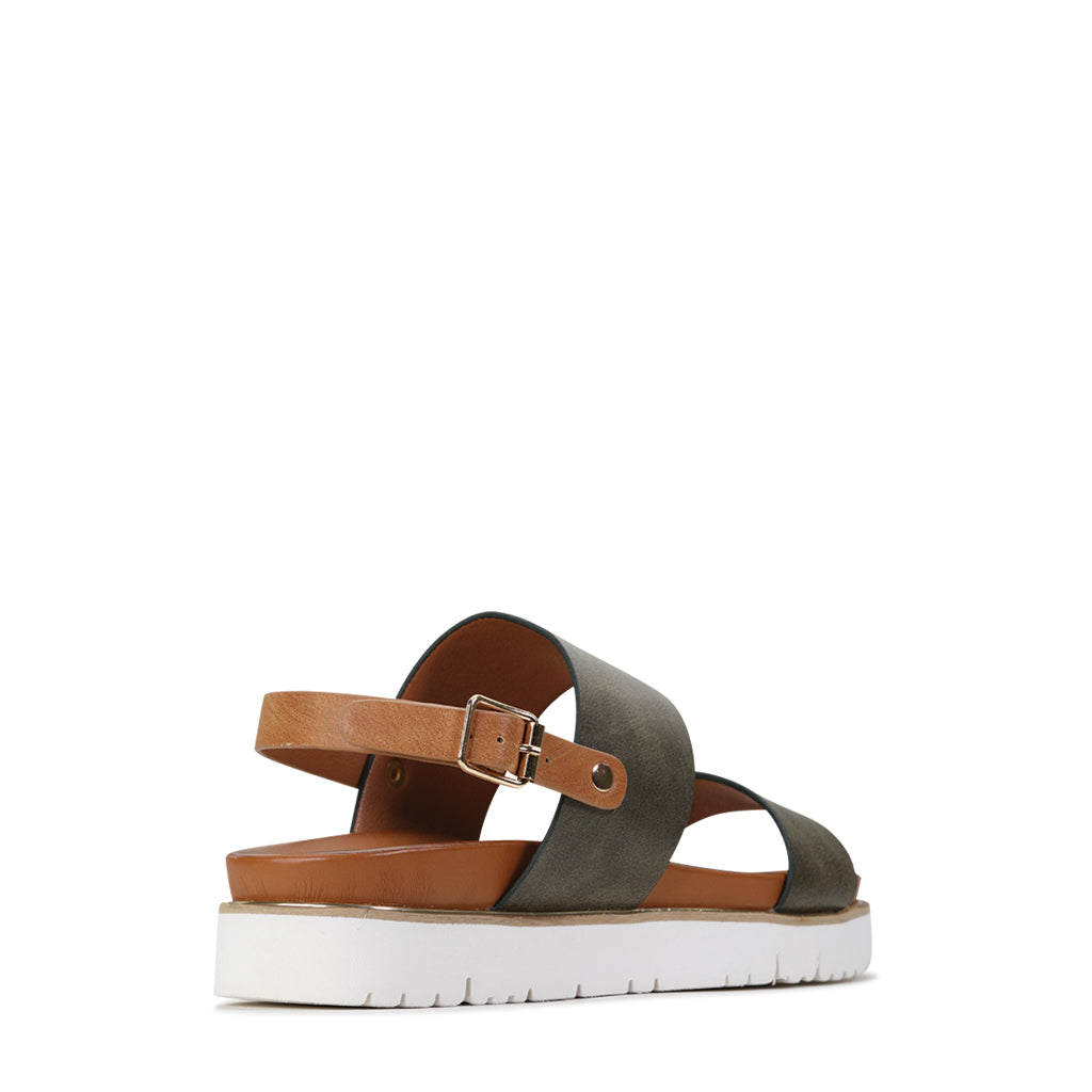 Cartia Women's Sling Back Sandals - Comfortable Strappy Heeled Shoes for Summer, Beach, and Casual Outings