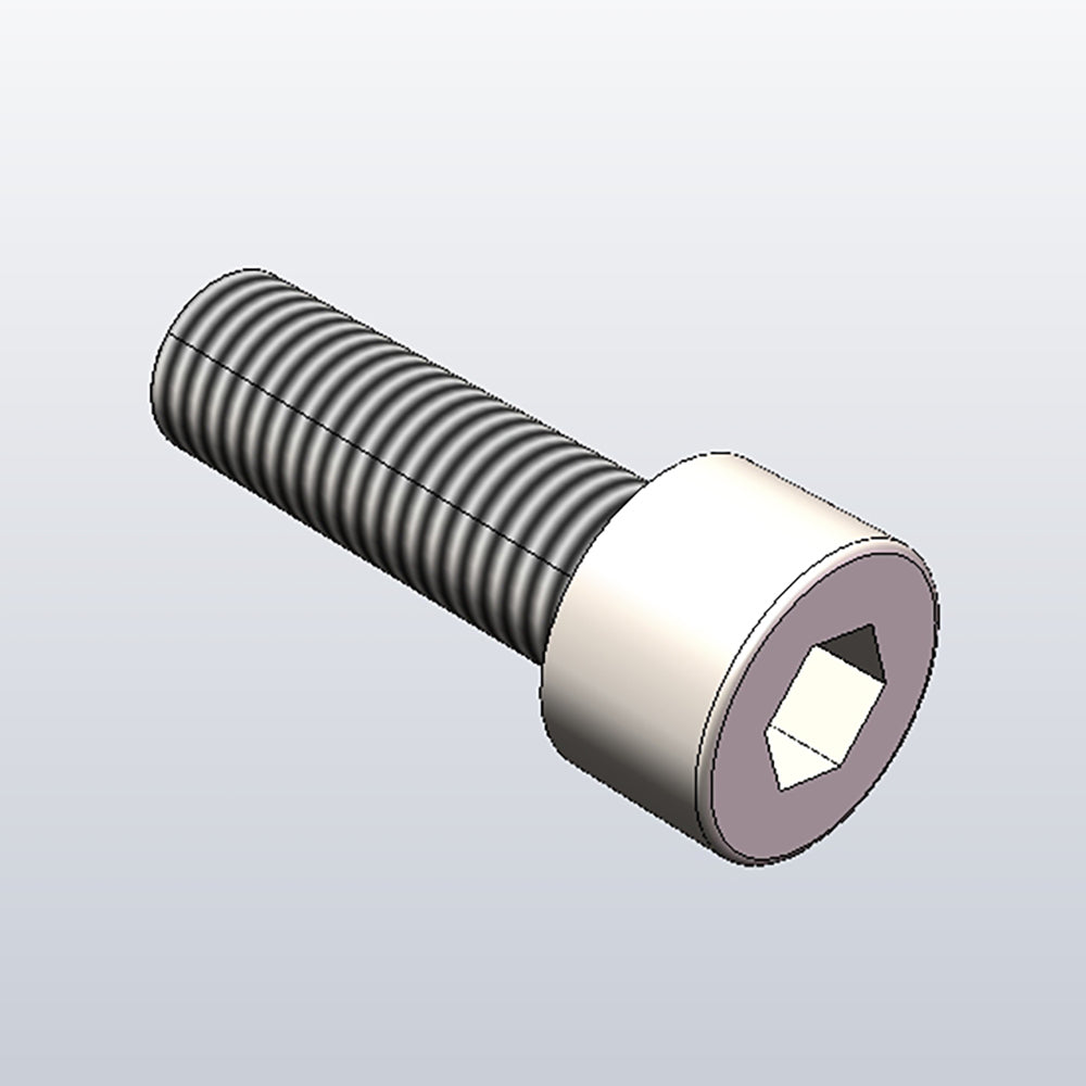 BG1600S 37 M8x25 Hex Head Cap Screw - High Strength Inner Hex Bolts for Machinery, Automotive & DIY Projects