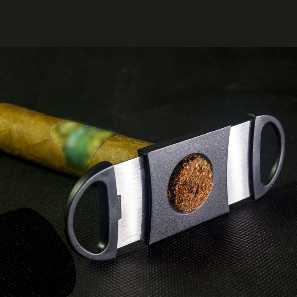 Premium Stainless Steel Guillotine Cigar Cutter - Sharp Double Blade for Perfect Cut - 12 Pack Bulk Set - Ideal for Cigar Lounges, Weddings & Gifts