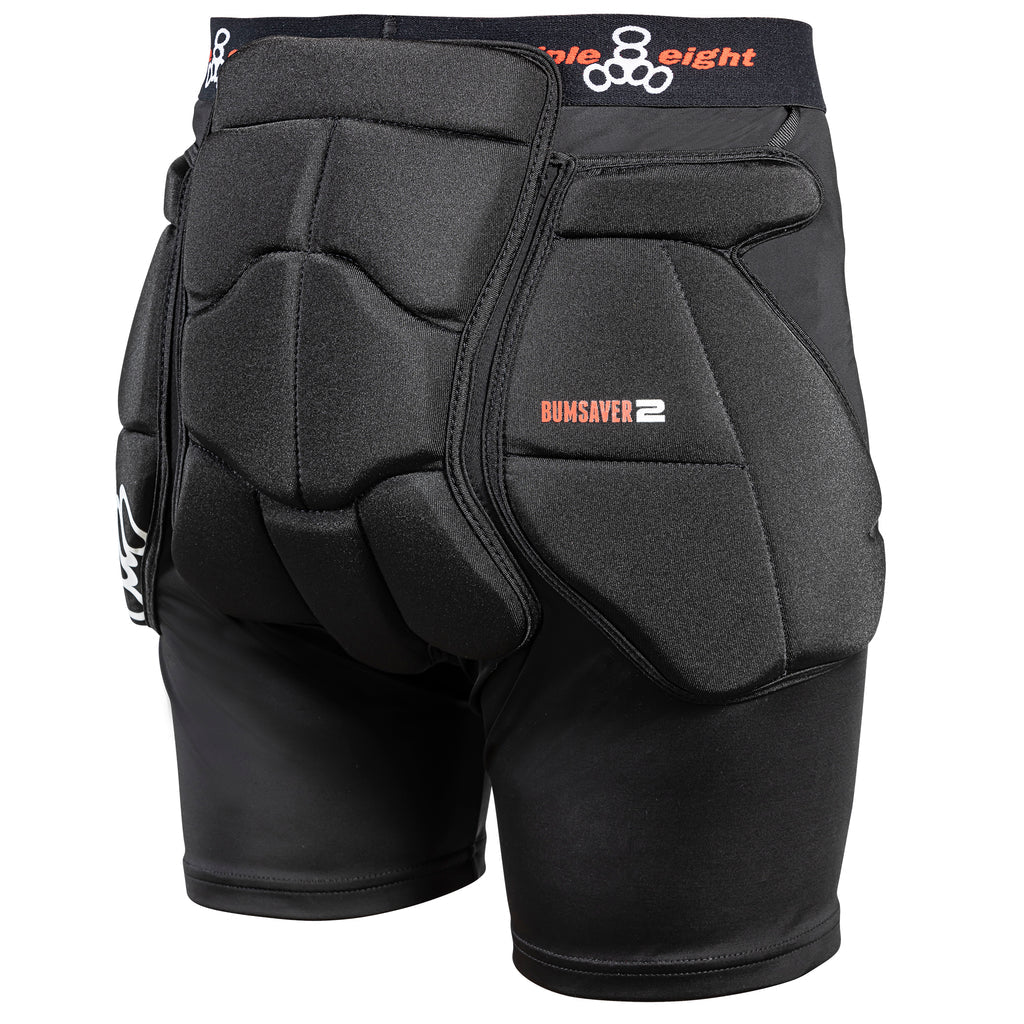 Triple 8 Bumsaver 2 Skateboard Pads - Protective Gear for Skateboarding, Roller Skating & Scooter Riding - Perfect for Beginners & Pros - Outdoor Sports Safety Equipment