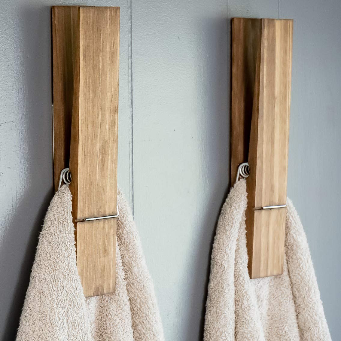 Giant Clothespin Towel Holder - 12