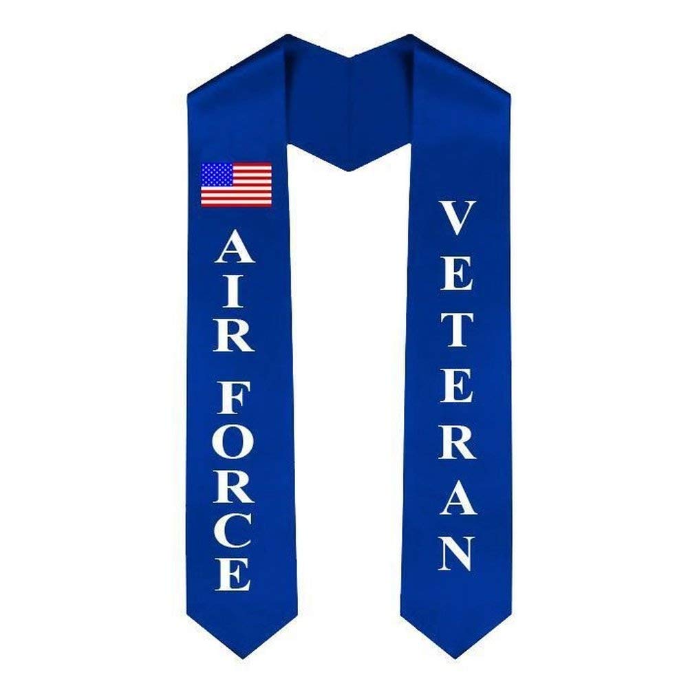 Air Force Graduation Sash Stole for Veterans - Military Apparel Gift for Air Force Graduation Ceremony - Perfect for Commissioning, Retirement & Military Events
