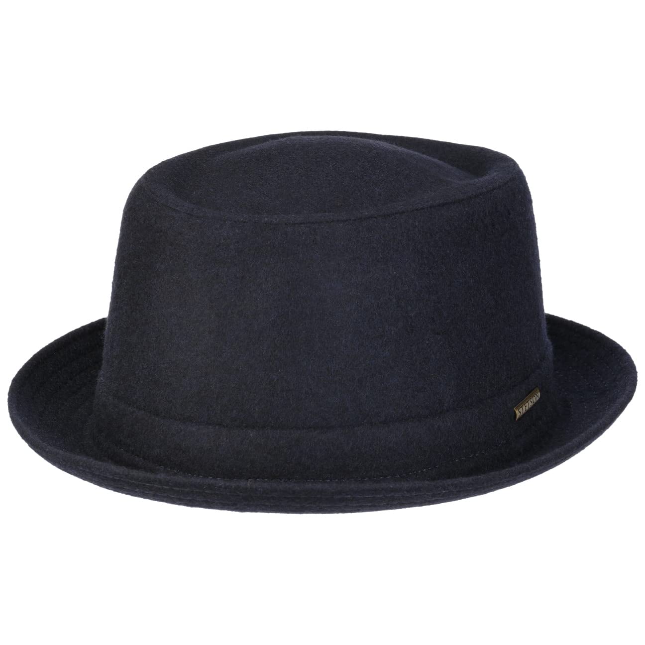 Stetson Wool Pork Pie Hat for Women & Men - Premium Italian-Made Fedora Style Hat | Perfect for Casual Outfits, Vintage Looks, and Outdoor Events