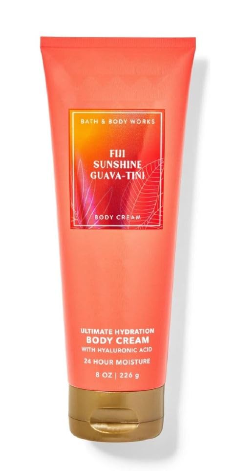 Fiji Sunshine Guava-Tini Ultra Hydrating Body Cream - 8 Oz | Moisturizing Lotion for Dry Skin, Daily Hydration, Spa & Self Care Routine