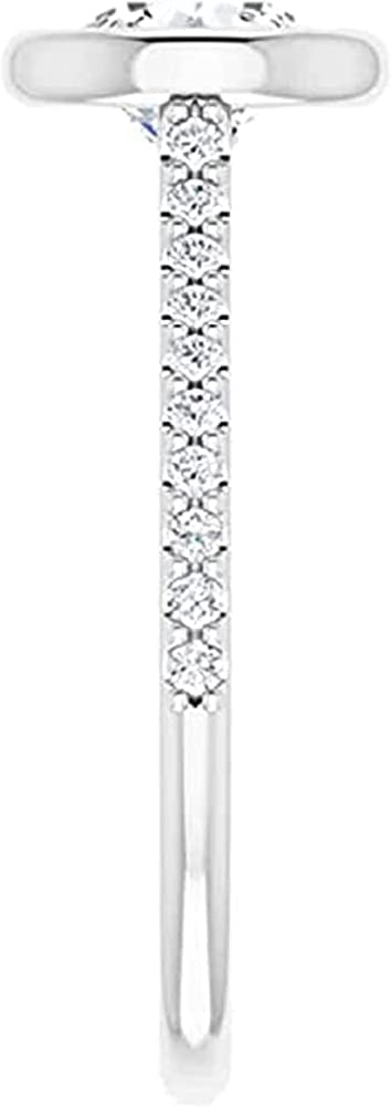 1.25ct Round Brilliant Moissanite Engagement Ring - Bezel Set Wedding Band, Handcrafted Anniversary Ring for Women - Perfect for Proposals, Weddings & Special Occasions