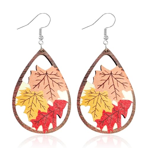 C4:pumpkin corn earrings