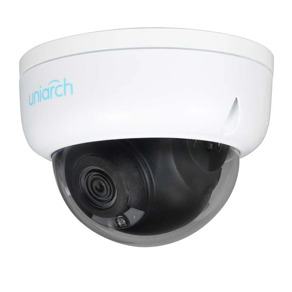 Uniview IPC B124 APF28KLM 4MP Bullet Security Camera 2.8mm Lens for Outdoor/Indoor Surveillance - Home, Office & Business Security Monitoring