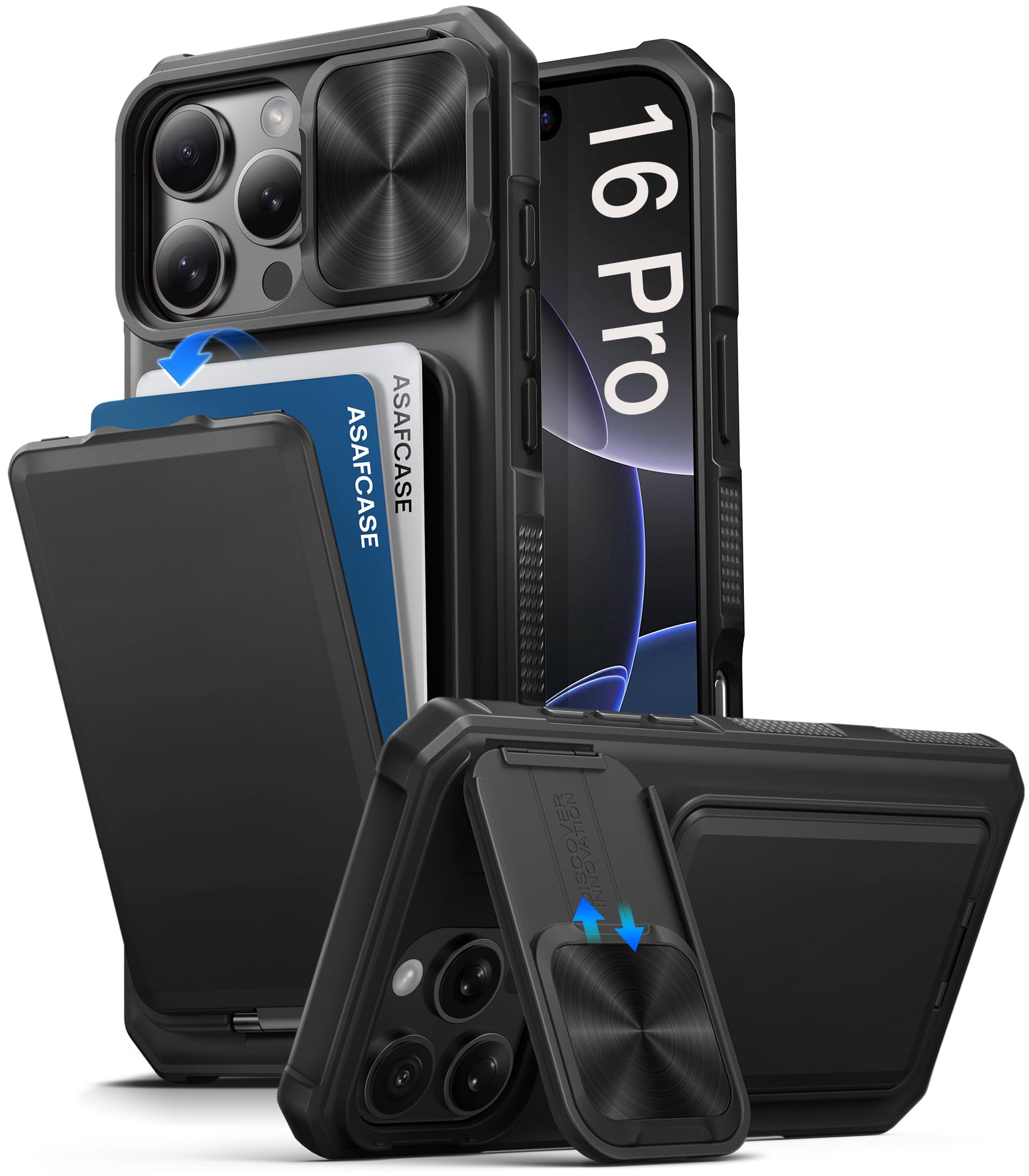 Premium iPhone 16 Pro Wallet Case (6.3