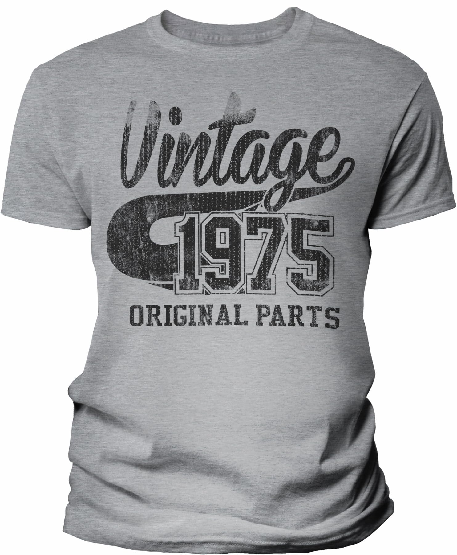 1975 Vintage 50th Birthday Gift for Men - Original Parts Themed T-Shirt - Perfect for Milestone Celebrations & Retro Parties