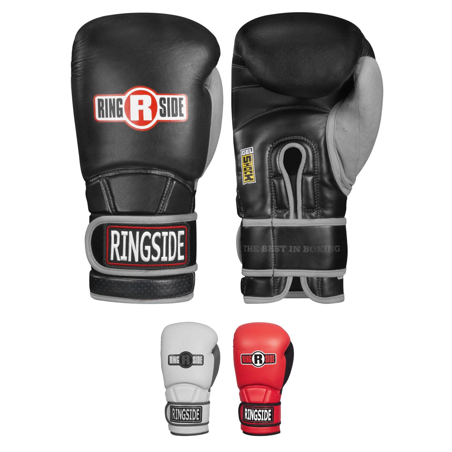 Ringside Gel Shock Safety Boxing Sparring Gloves - Premium Training Gloves for Boxing, MMA & Muay Thai - Ideal for Sparring, Heavy Bag Work & Fitness Training