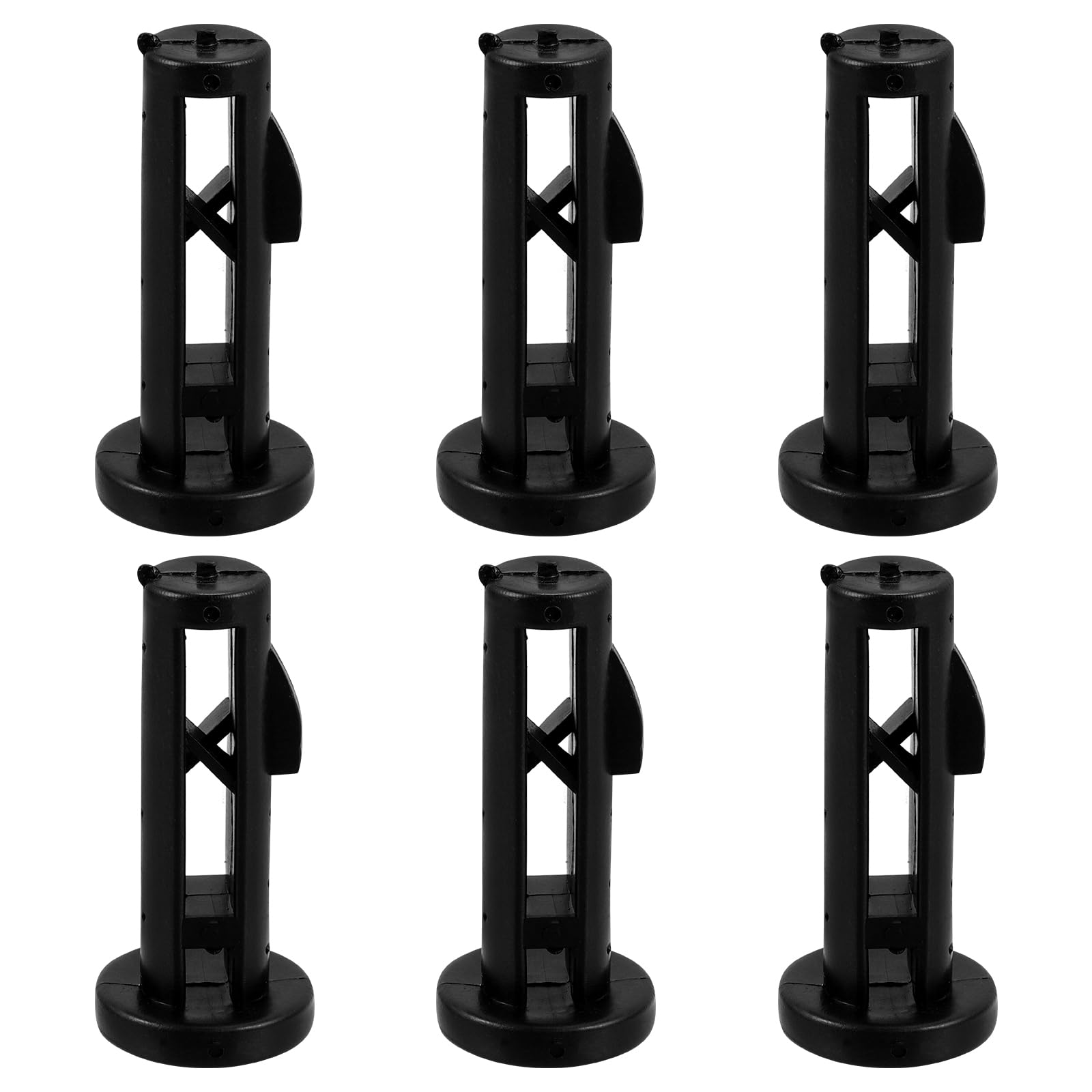 iplusmile 6pcs Trash Can Lid Hinge Pins - Plastic Wheeled Bin Lid Latch Connectors for 240L Outdoor Garbage Cans | Durable Replacement Parts for Wheelie Bins, Perfect for Backyard, Park & Commercial Waste Management