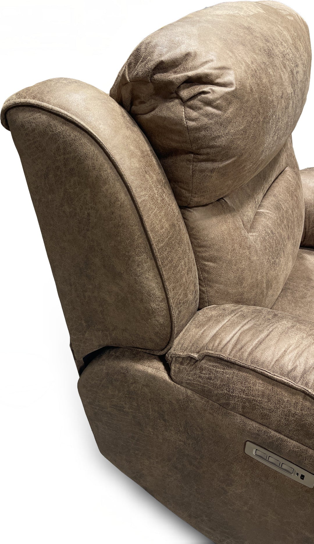 Remix Wall-Saving Power Recliner Chair - Space Saving Electric Lift Recliner for Living Room, Bedroom & Home Theater - Comfortable Leather Massage Chair with USB Charger
