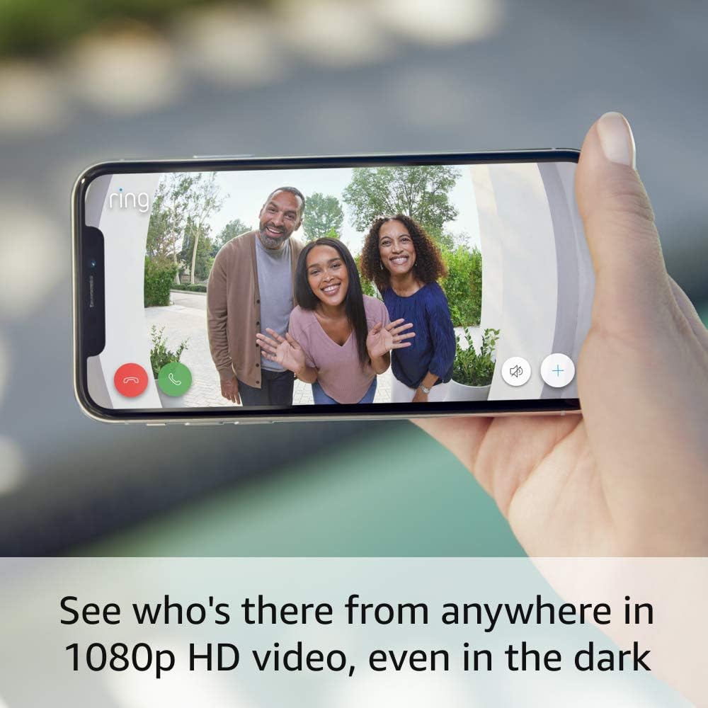Ring Wired Video Doorbell Pro with HD Camera, Motion Detection & 2-Way Talk - Compatible with Ring Chime Pro - Perfect for Home Security & Smart Doorbell System for Apartments, Houses & Offices