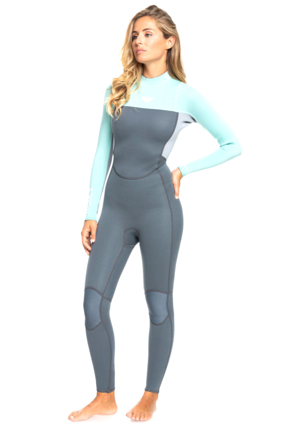 Roxy Women's Prologue 3/2mm Full Back Zip Steamer Wetsuit for Surfing, Diving & Water Sports | Warm & Flexible Neoprene Suit