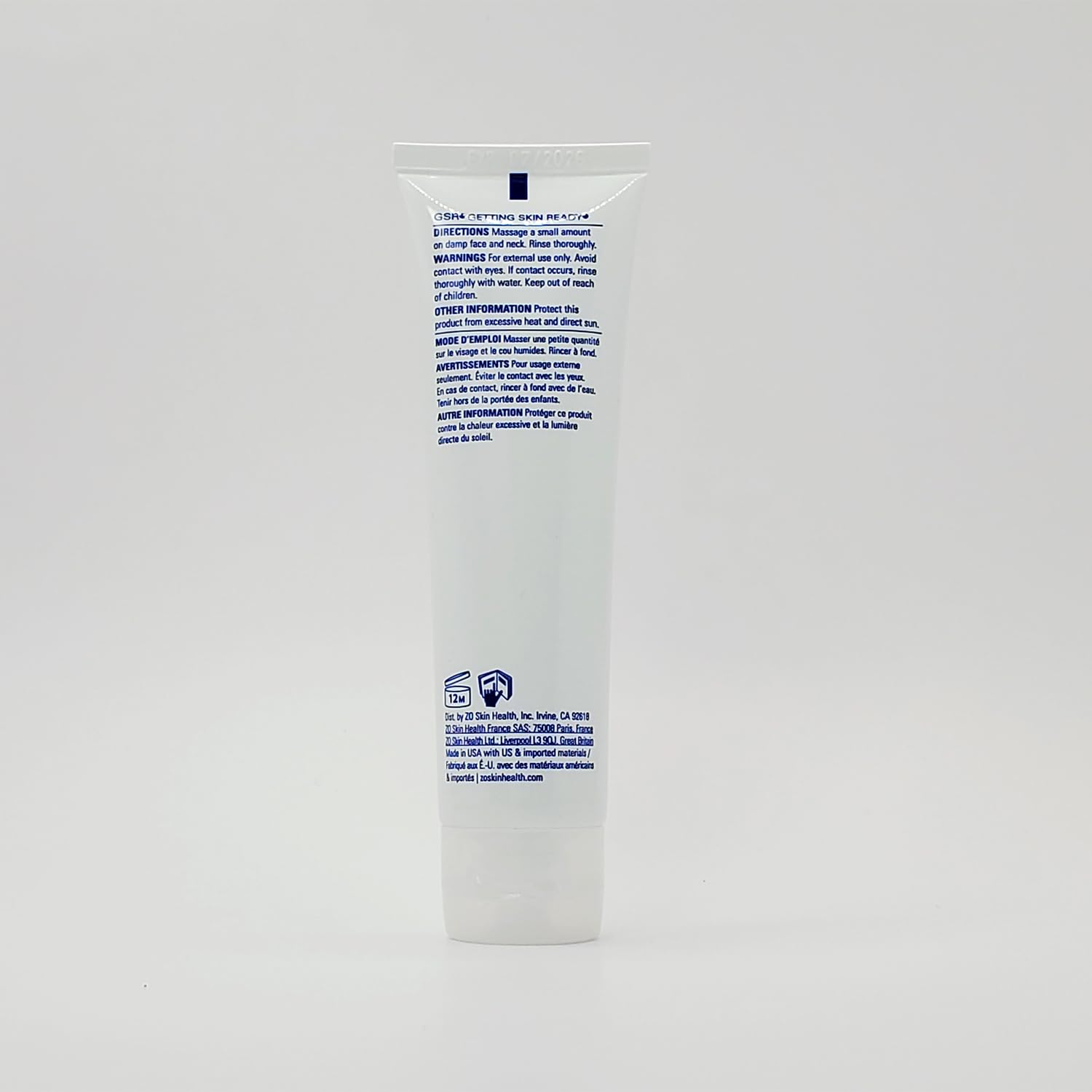 ZO SKIN HEALTH Exfoliating Cleanser Travel Size - Purifying Gel Facial Cleanser for Sensitive Skin (60ml / 2 Fl Oz) | Gentle Exfoliation & Deep Cleansing for Travel, Gym & On-The-Go Skincare