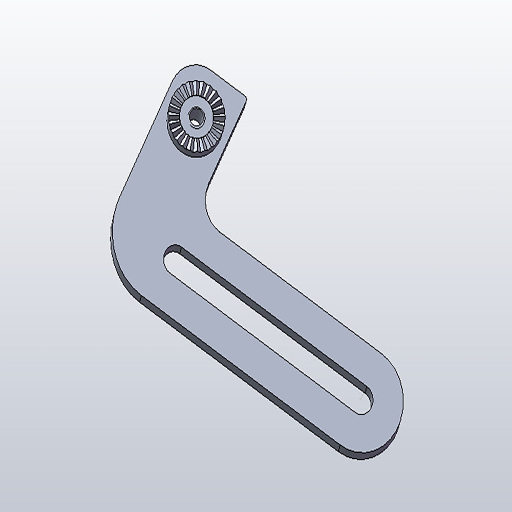 TDS 250 29 Left Tool Rest Bracket for Lathe - Heavy Duty Metal Replacement Part for Woodworking & Metalworking Projects