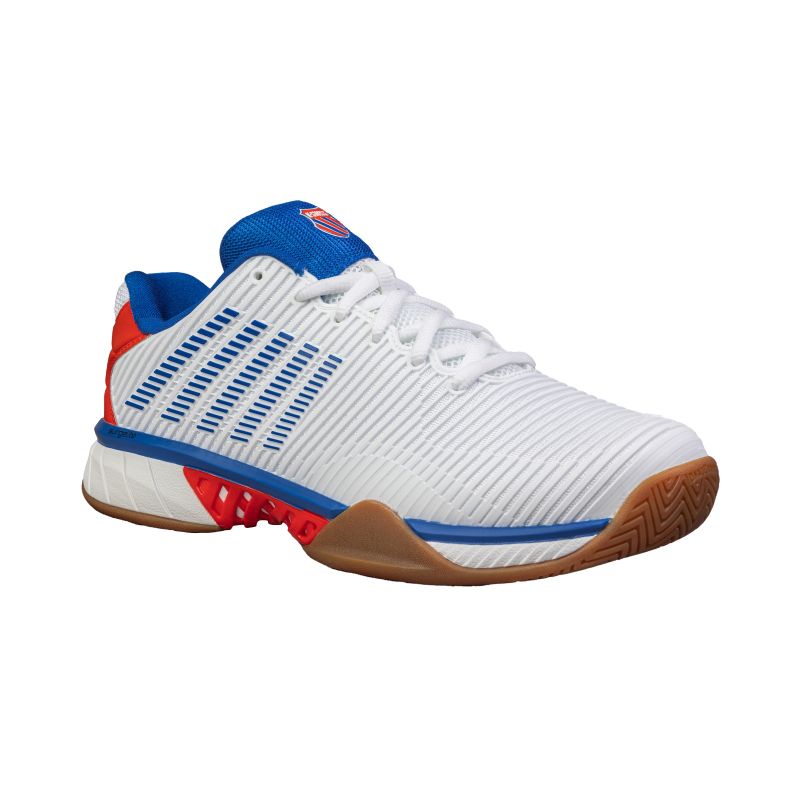 K Swiss Hypercourt Mens Indoor Court Shoes - Lightweight Tennis Shoes for Men with Cushioning & Support - Perfect for Indoor Courts, Pickleball & Badminton