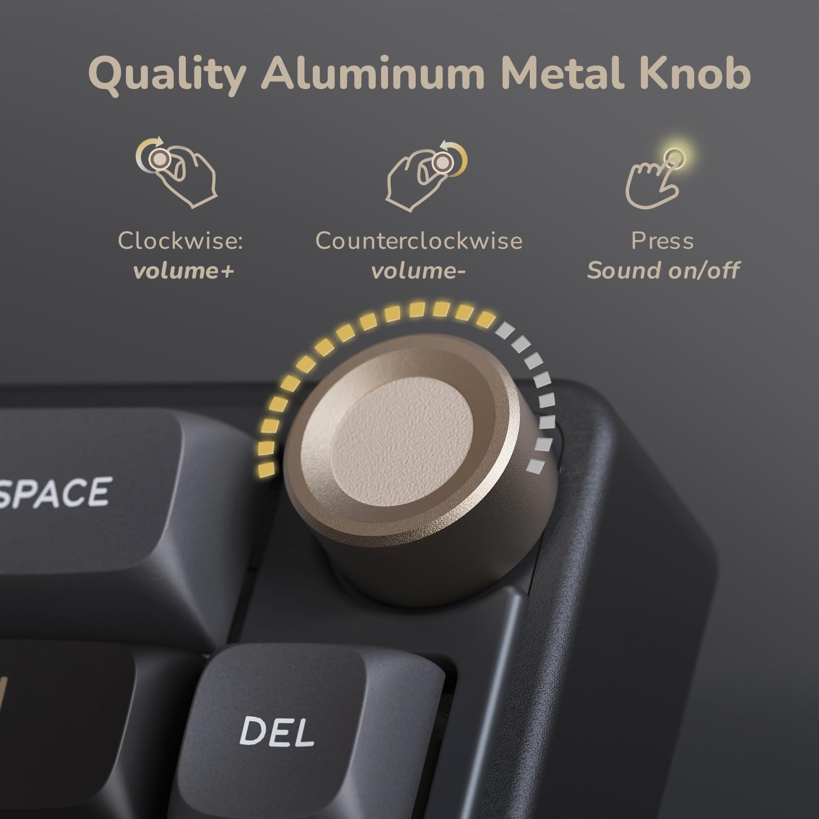 RK R65 60% RGB Mechanical Gaming Keyboard - Hot Swappable, PBT Keycaps for PC Gaming & Typing