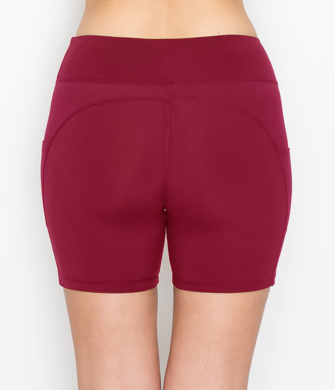 ALWAYS Women's High Waisted Biker Shorts - Super Soft 3