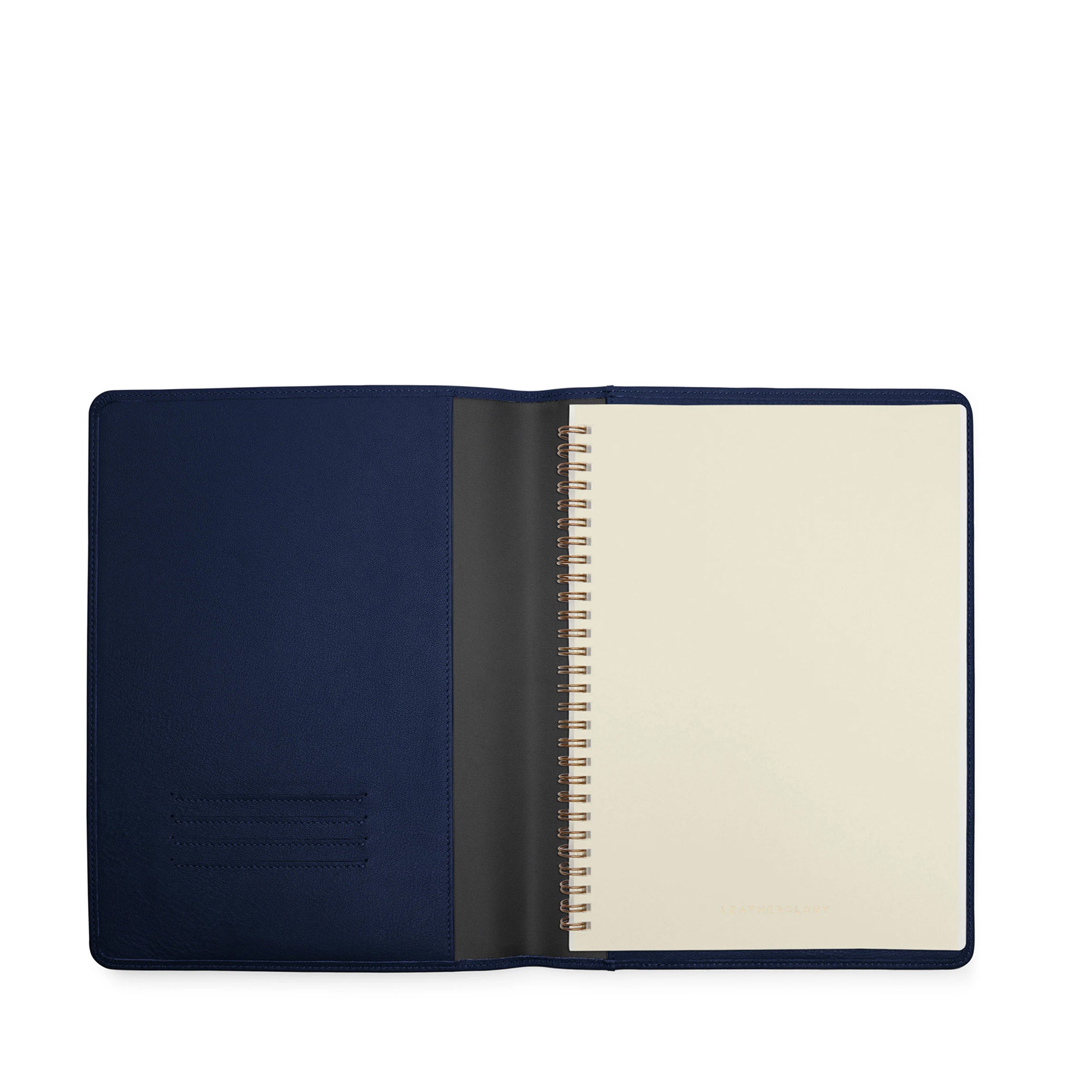 B5 Spiral Notebook - 100 Sheets, College Ruled, Navy Blue Cover - Perfect for School, Office & Note Taking