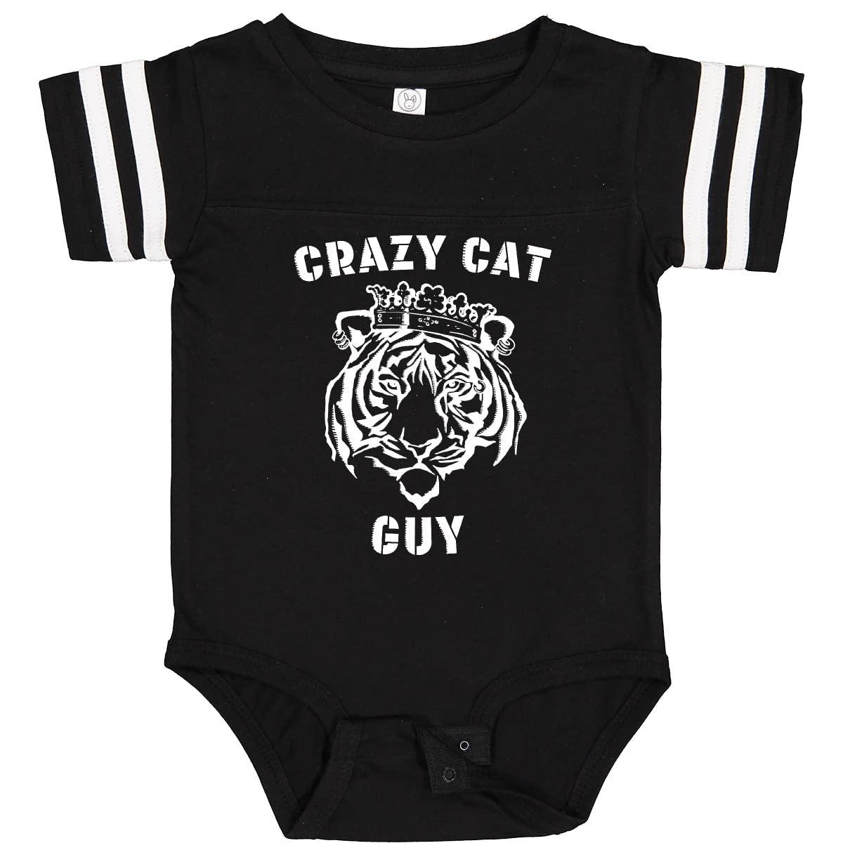 Crazy Cat Guy Tiger Bodysuit for Babies - Perfect for Playtime & Photos