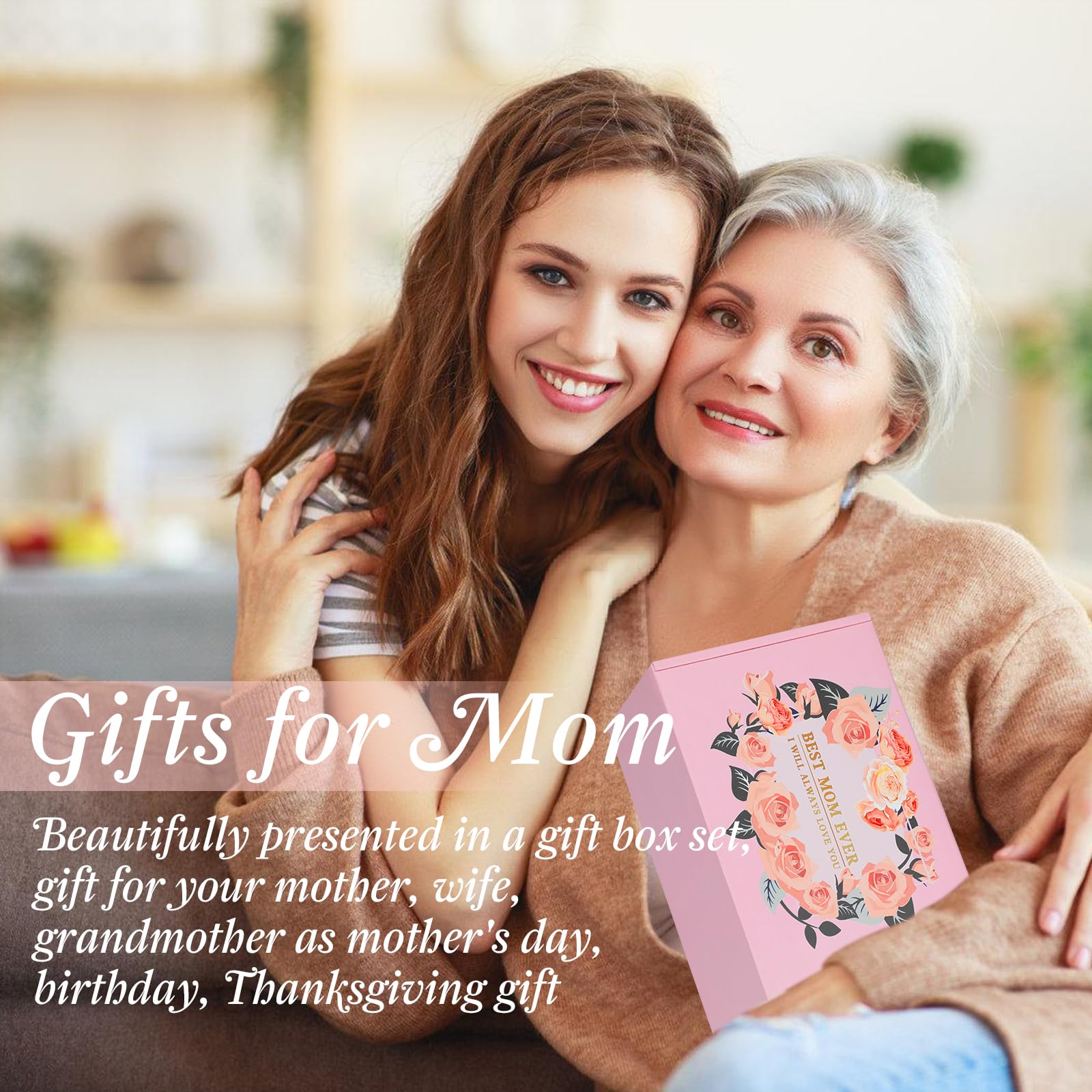 Best Mother's Day Gift Basket Set - Unique Birthday Gifts for Mom, Grandma, Wife & Mother-in-Law | Thoughtful Present from Daughter or Son | Luxury Gift Box for Women Who Have Everything | Perfect for Holidays, Anniversaries & Special Occasions