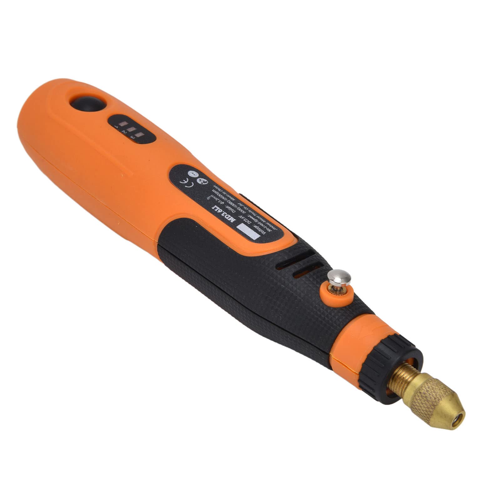 3.6V Cordless Electric Grinder Pen with 46-Piece Accessories Kit - 3 Variable Speed, USB Rechargeable, LED Light - Perfect for Polishing, Grinding, Sanding & DIY Craft Projects