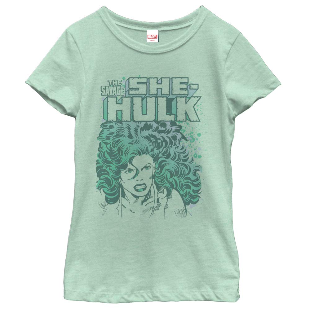 Marvel She Hulk Graphic T-Shirt for Women - Superhero Comic Book Tee for Cosplay, Gifts & Casual Wear