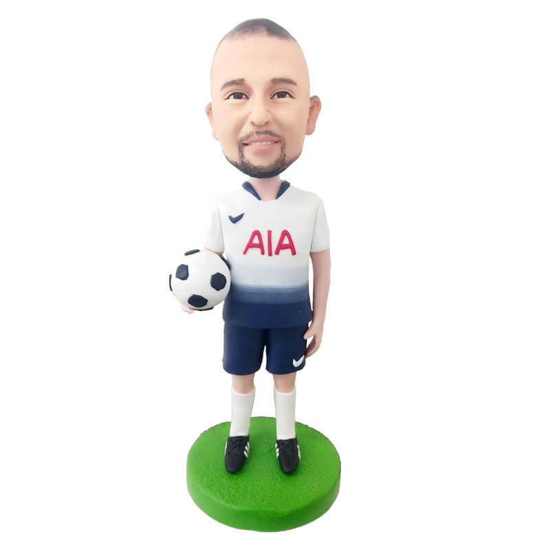 Custom Tottenham Hotspur Fans Bobblehead - Personalized Football Fan Gift for Men & Women - Perfect for Birthday, Christmas, and Game Day Decorations