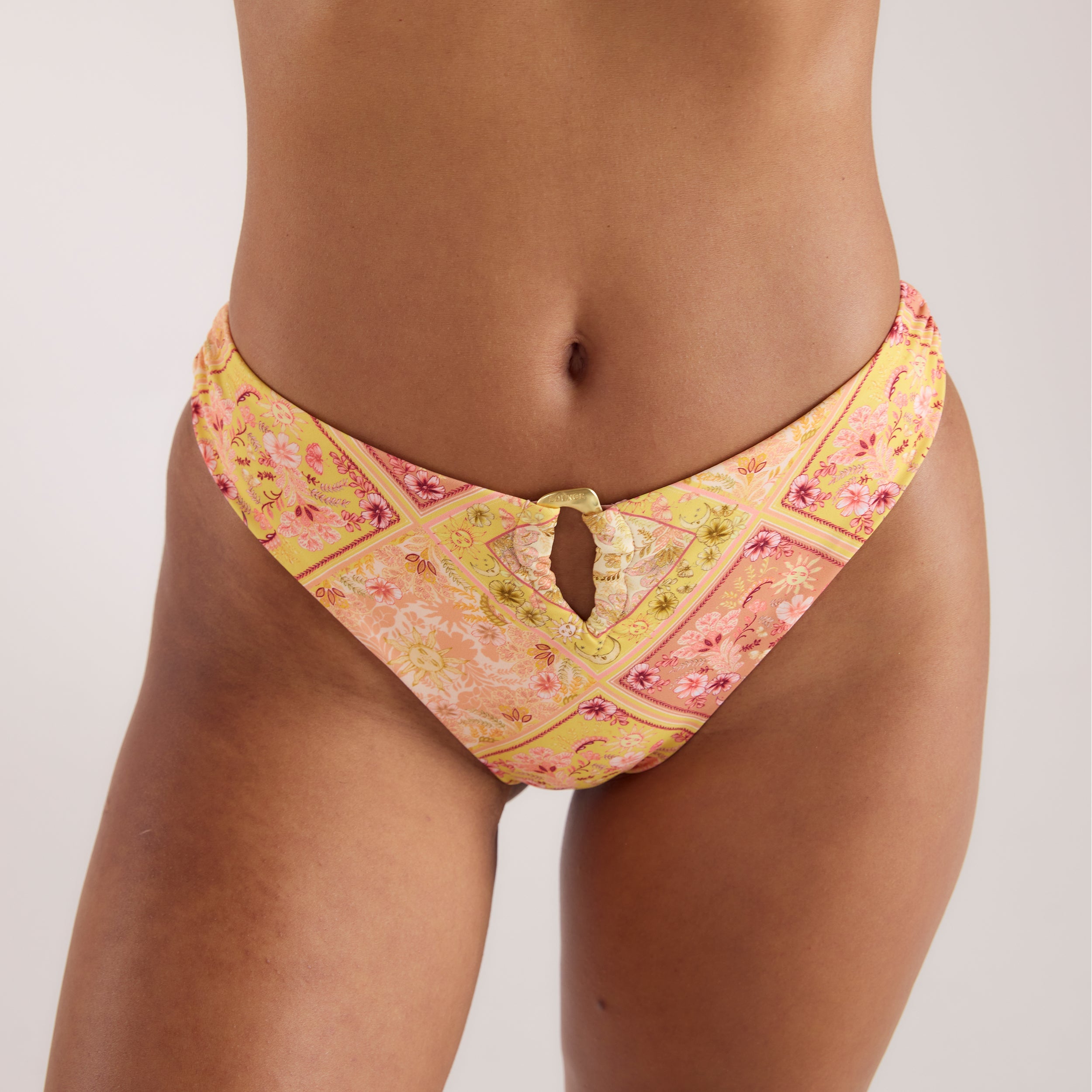 Celestial Print Bikini Briefs for Women - Comfortable & Stylish Underwear for Beach, Pool, and Summer Vacations