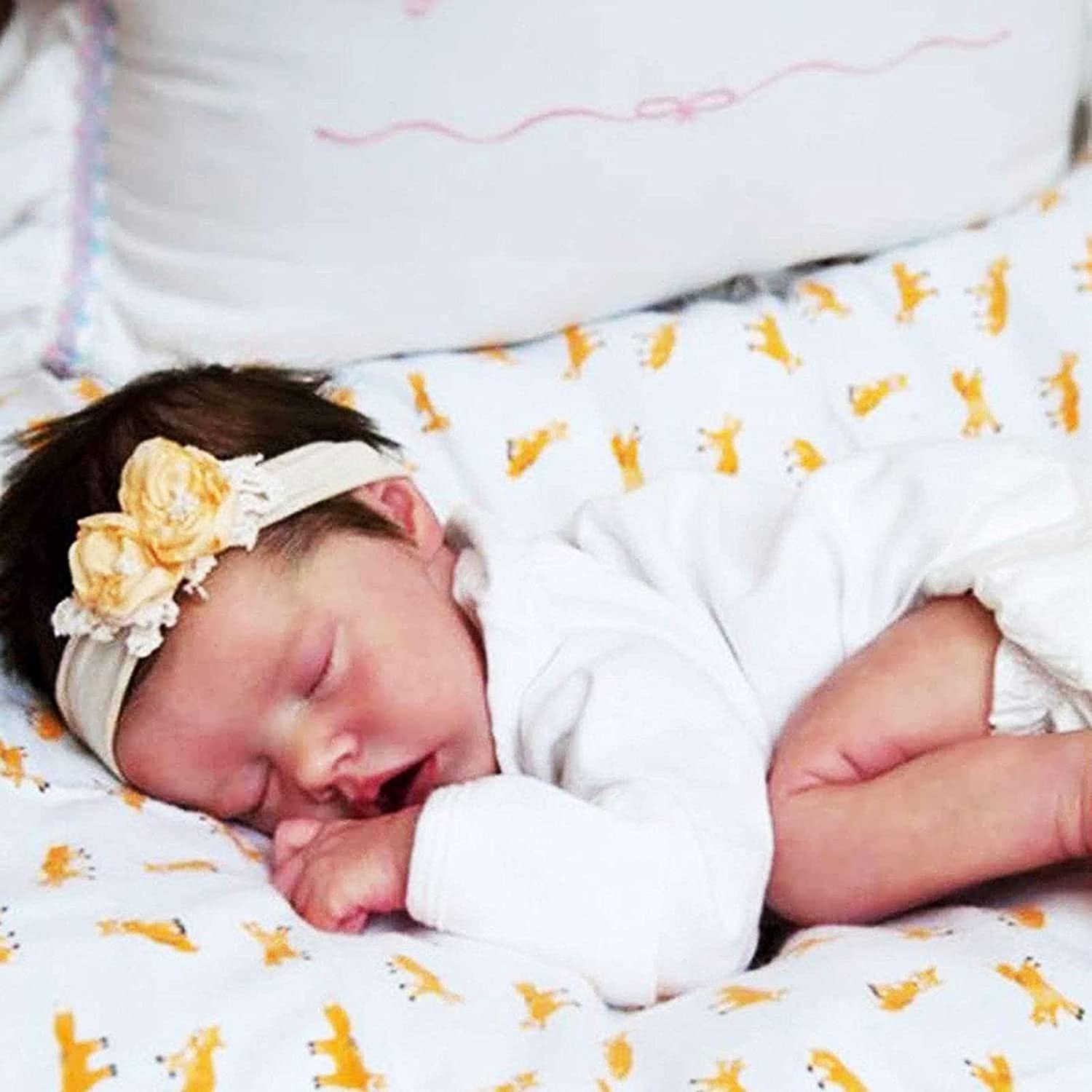 GXDHOME Realistic Silicone Sleeping Reborn Baby Doll - Handmade Newborn Girl Doll with Full Silicone Body | Perfect Gift for Children, Collectors & Therapy Use | Nursery Decor, Role Play & Comfort Companion