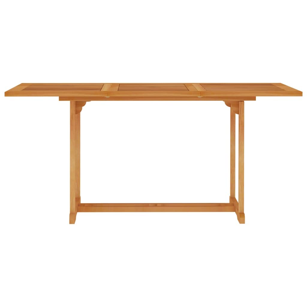 Outdoor Teak Wood Patio Dining Table 59.1