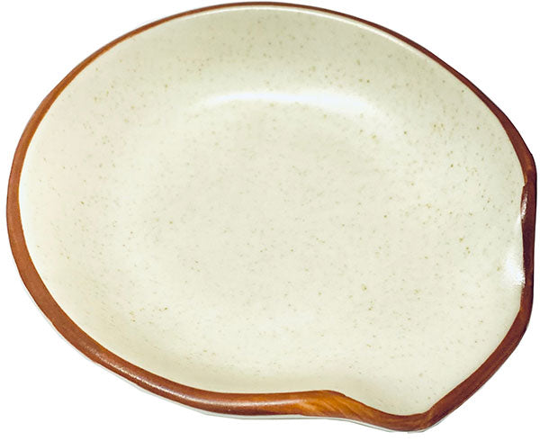 Della Terra Ceramic Spoon Rest - Heat Resistant Kitchen Utensil Holder for Cooking & Serving - Perfect for Stovetop, Countertop & Dining Table Use