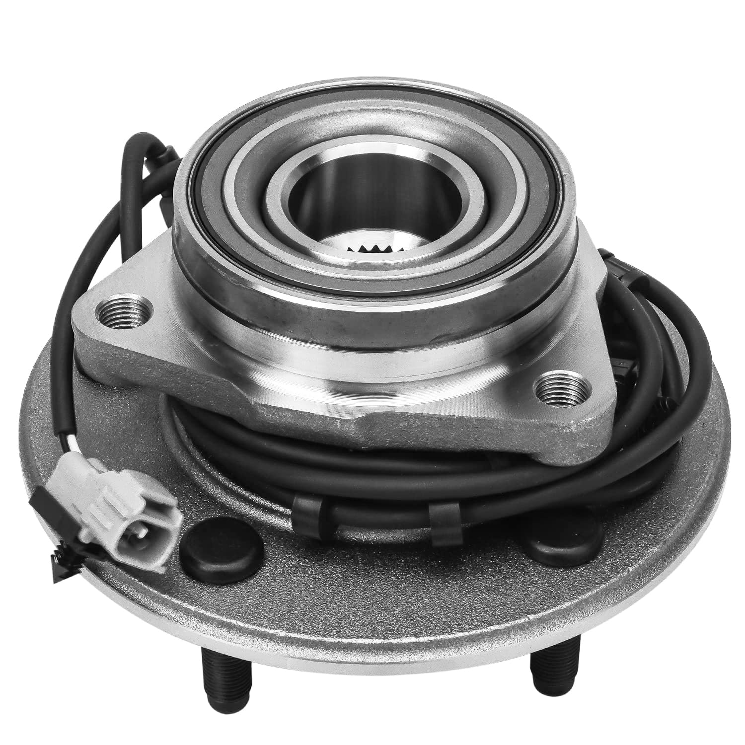 Detroit Axle - 4WD Front 2-Piece Wheel Bearing Hub Assembly Replacement for 2000-2001 Dodge Ram 1500 - Perfect for Off-Roading, Towing & Heavy-Duty Use