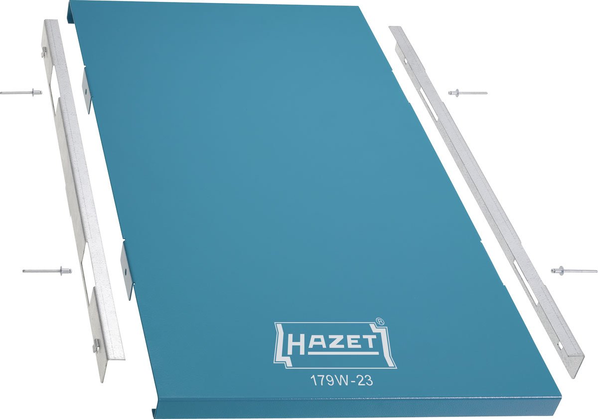 HAZET 179W-23 Heavy Duty Supplementary Storage Shelf - Durable Multi-Color Tool Organizer for Garage, Workshop & Automotive Use