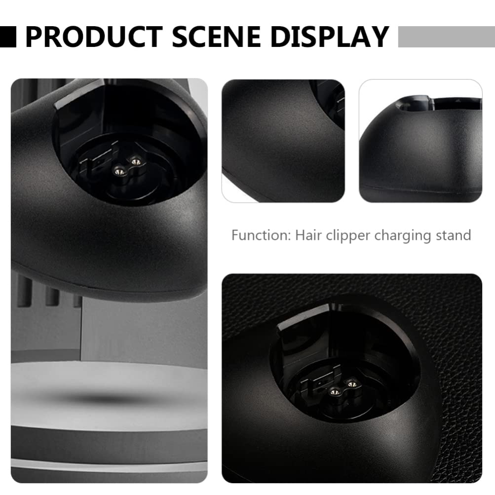 FRCOLOR Electric Hair Clipper Charging Stand - Compatible with 787 Black Quick Trimmer, Charging Dock & Base for Barber Tools | Perfect for Home Haircuts & Professional Grooming