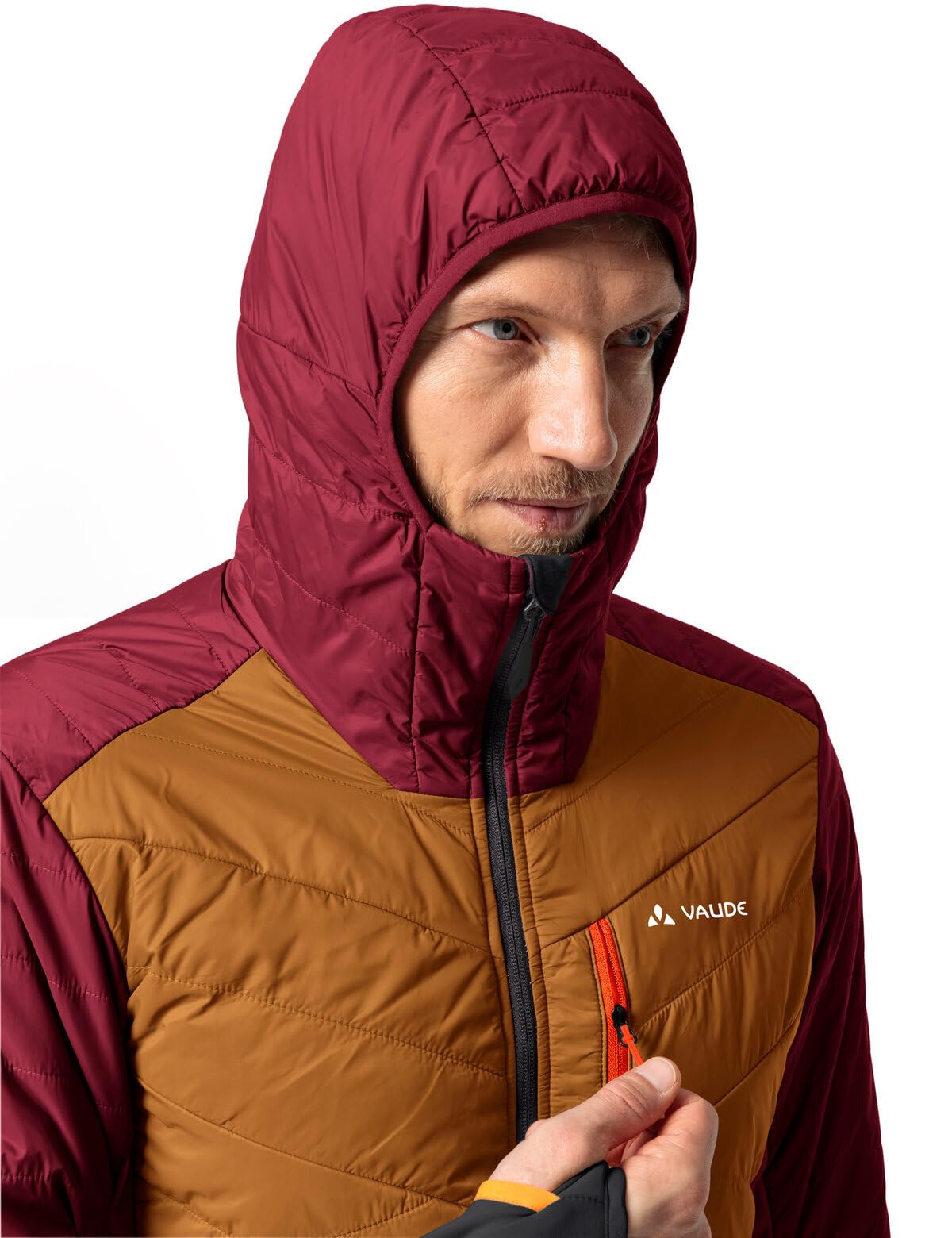 VAUDE Men's Sesvenna Jacket - Waterproof Hiking Jacket for Outdoor Adventures | Lightweight Windproof Raincoat for Camping & Trekking